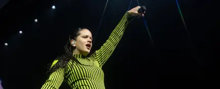 Rosalía, golpeada en la cara de nuevo por un peluche en uno de sus conciertos Rosalía, golpeada en la cara de nuevo por un peluche en uno de sus conciertos