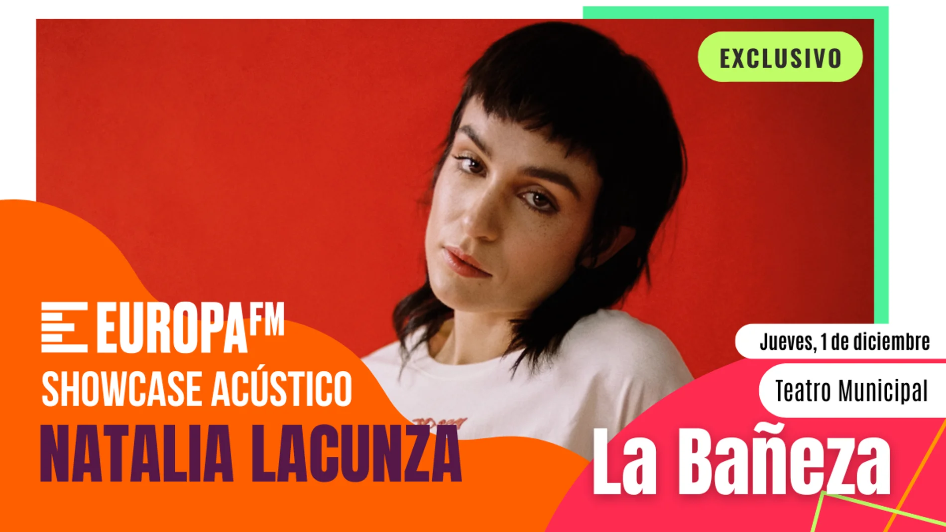 Natalia Lacunza actúa el 1 de diciembre en La Bañeza