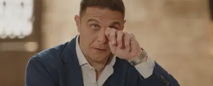 Las lágrimas de Joaquín al recordar a su tío Las lágrimas de Joaquín al recordar a su tío