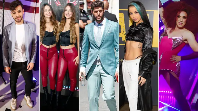 Agoney, Twin Melody, Sharonne, José Otero y Fusa Nocta, entre los participantes del Benidorm Fest 2023.