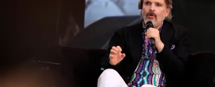 Miguel Bosé, en una charla de 2021. Miguel Bosé, en una charla de 2021.