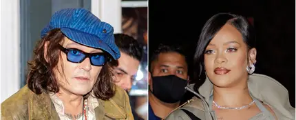 Johnny Depp y Rihanna Johnny Depp y Rihanna
