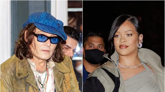 Johnny Depp y Rihanna