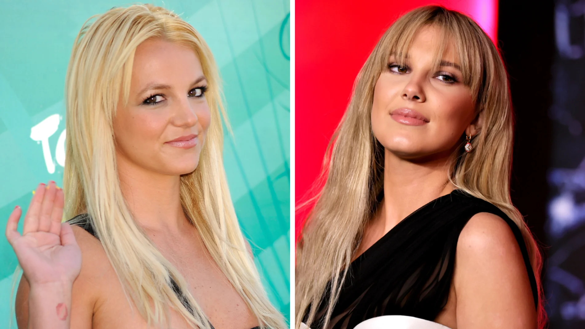 Britney Spears y Millie Bobby Brown 