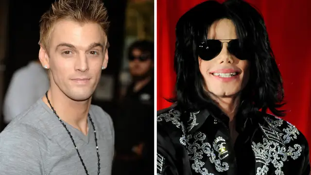 Aaron Carter y Michael Jackson