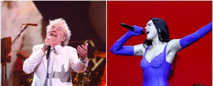 Dua Lipa y Rod Stewart Dua Lipa y Rod Stewart