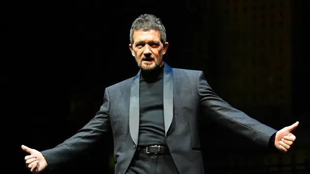 Antonio Banderas, durante la promoción de 'Company, el musical'.