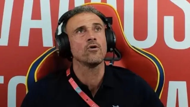 Luis Enrique, en directo