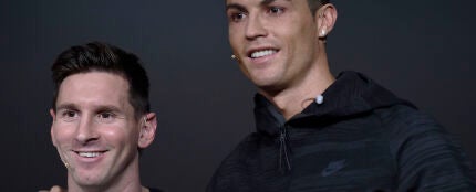 Messi y Cristiano Ronaldo