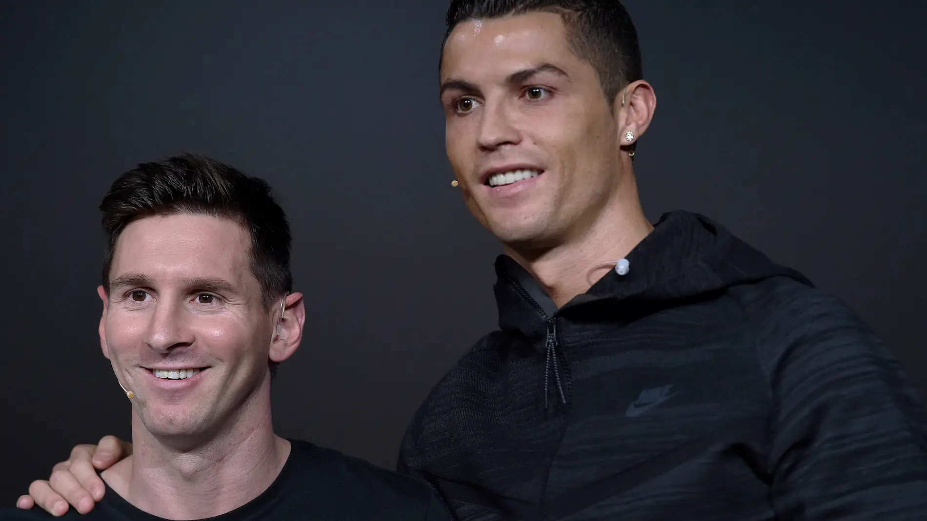 Messi y Cristiano Ronaldo