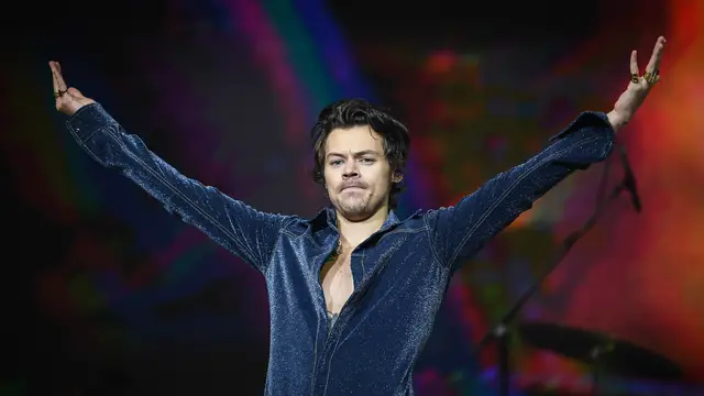 Harry Styles durante un concierto