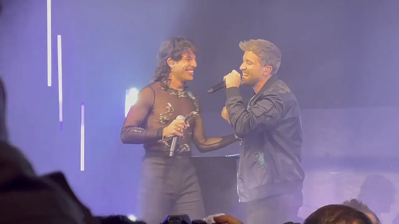Pablo Alborán canta con Leo Rizzi Pablo Alborán canta con Leo Rizzi