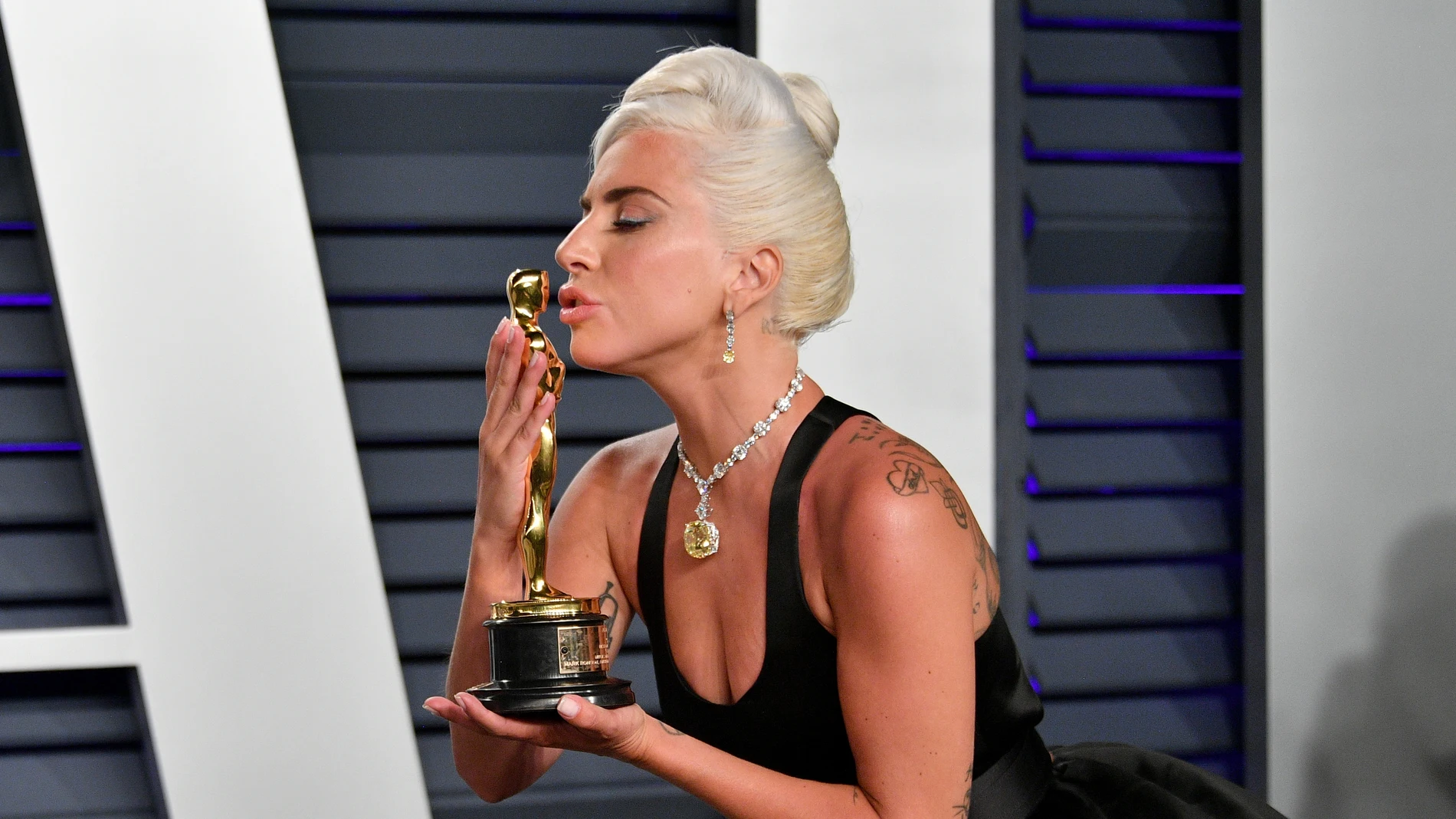 Lady Gaga en la fiesta de Vanity Fair en los Premios Oscar 2019