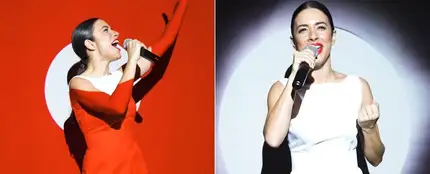 Blanca Paloma, canta 'Eaea' desde la cocina. Blanca Paloma, canta 'Eaea' desde la cocina.