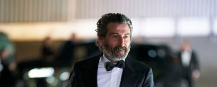 El actor Luis Zahera llegando a la gala de los Goya 2023.