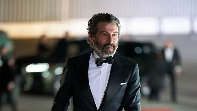El actor Luis Zahera llegando a la gala de los Goya 2023.