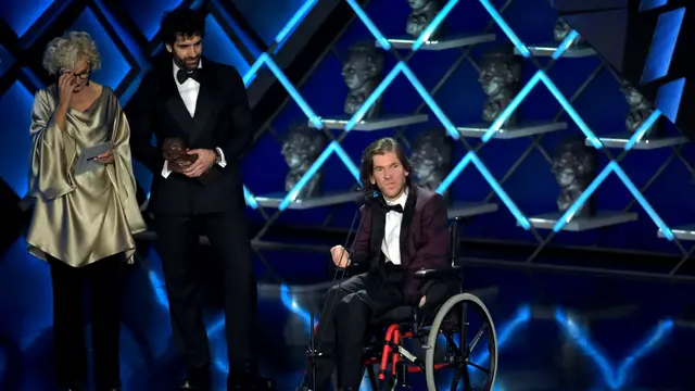 Telmo Irureta, en los premios Goya 2023.