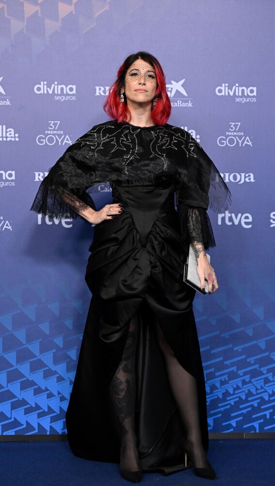 Bely Basarte, en la alfombra azul de los Goya 2023.