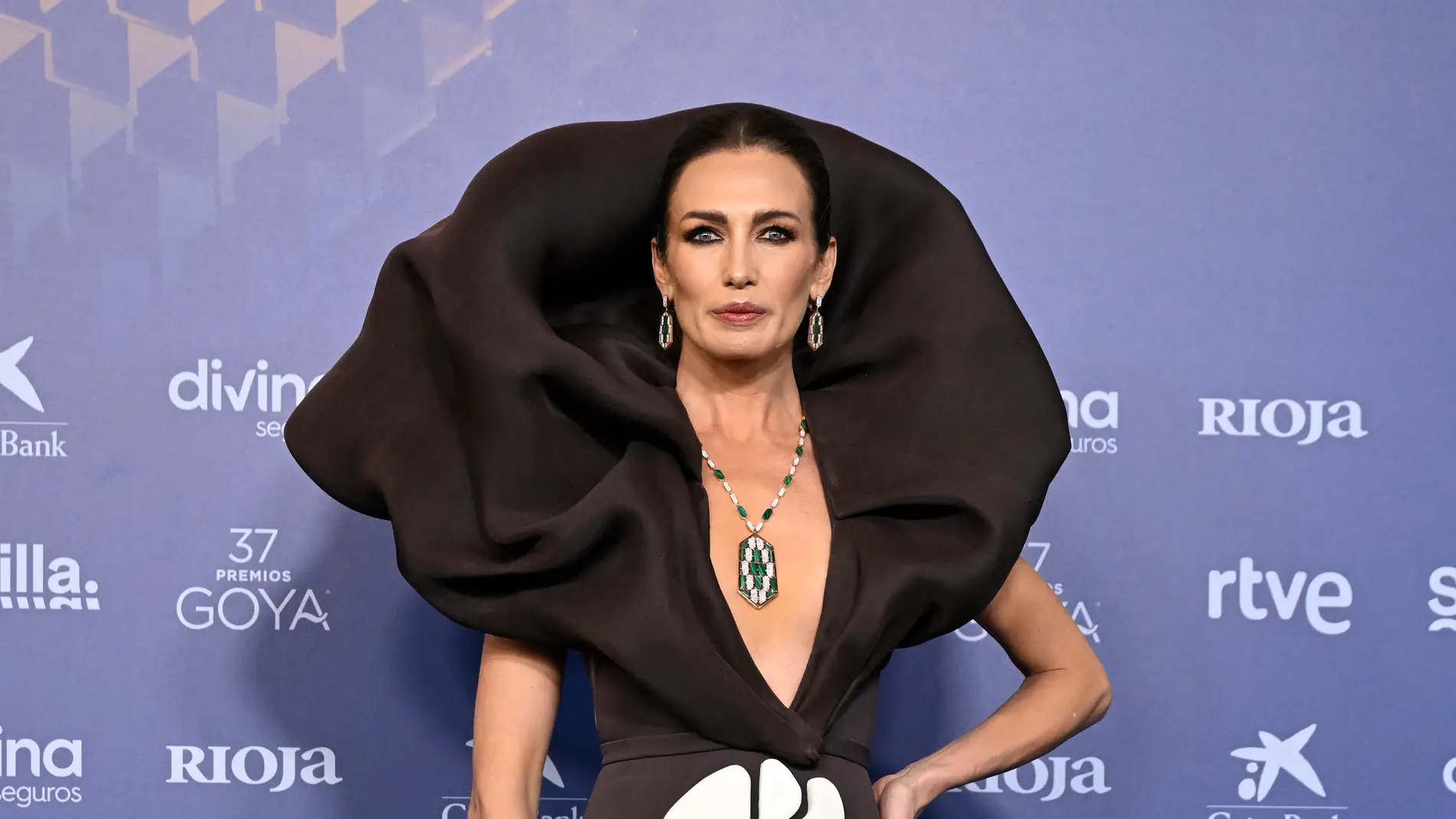 La modelo Nieves Álvarez, en los Goya 2023. La modelo Nieves Álvarez, en los Goya 2023.