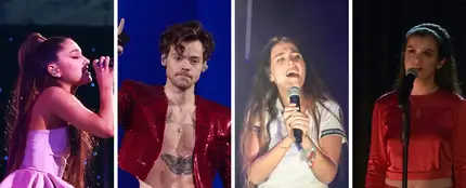 Ariana Grande, Harry Styles, Rigoberta Bandini y Amaia. Ariana Grande, Harry Styles, Rigoberta Bandini y Amaia.