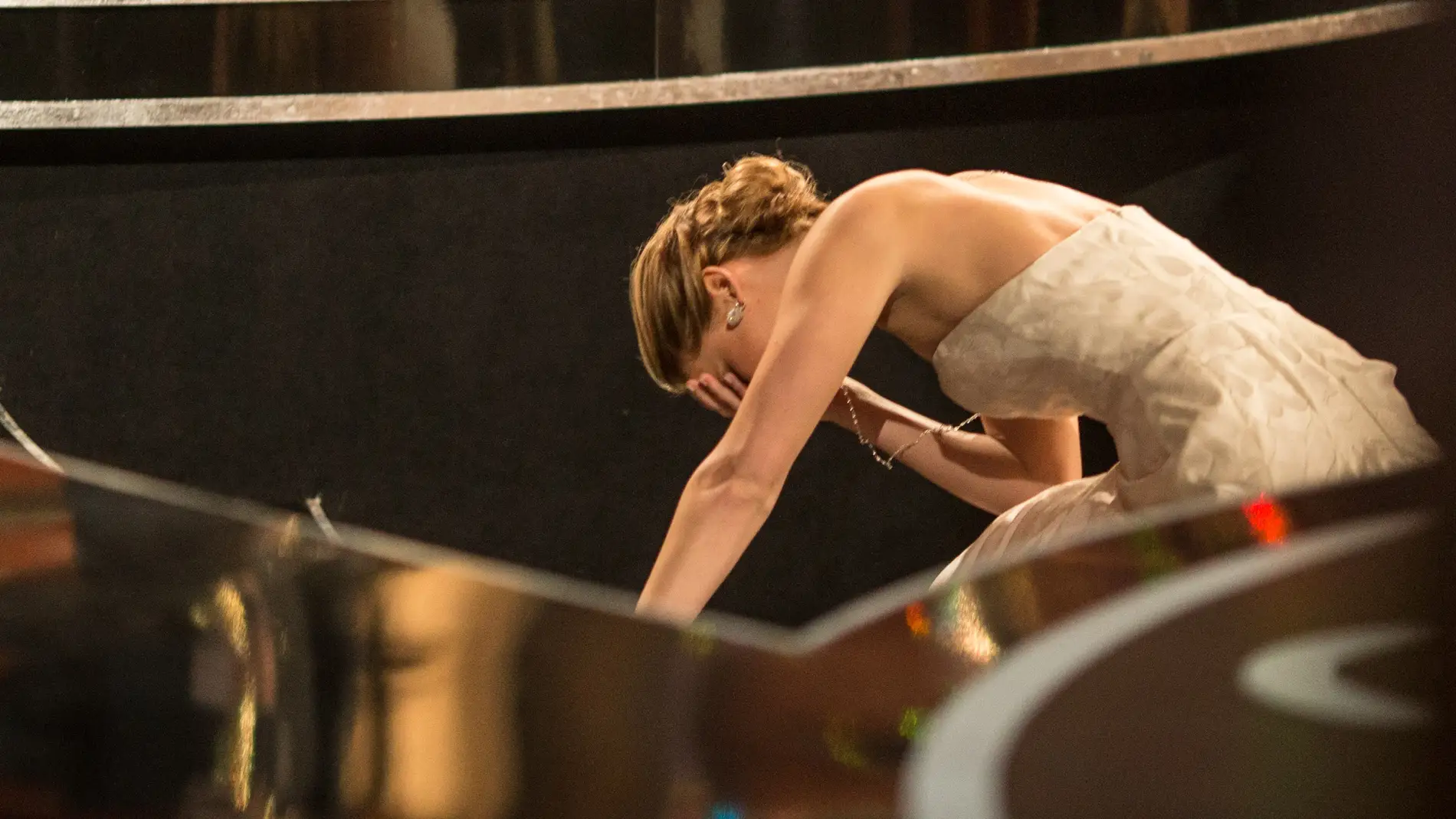 Jennifer Lawrence, en los premios Oscar 2013.