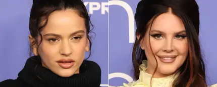 Rosalía y Lana del Rey en los Billboard Women in Music Awards 2023. Rosalía y Lana del Rey en los Billboard Women in Music Awards 2023.