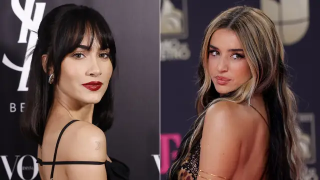 Aitana y Lola Índigo, dos princesas de cuento en la boda de Guaynaa y Lele Pons