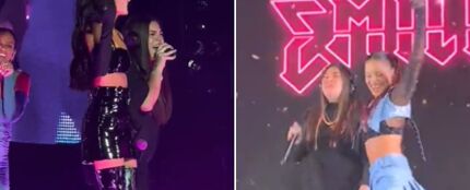 Emilia Mernes hace el perreo de Aitana con Ptazeta en 'Quieres' en su concierto en Madrid Emilia Mernes hace el perreo de Aitana con Ptazeta en 'Quieres' en su concierto en Madrid