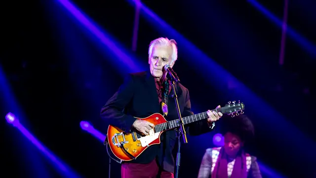 Kiko Veneno, en el concierto 'Mas fuertes que el volcán' en enero de 2022 en Madrid.