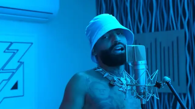 Arcángel en el video de 'BZRP Music Sessions #54', su sesión con Bizarrap