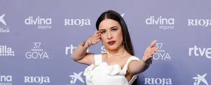 Blanca Paloma en los Goya vestida por Rubén Hernández Blanca Paloma en los Goya vestida por Rubén Hernández