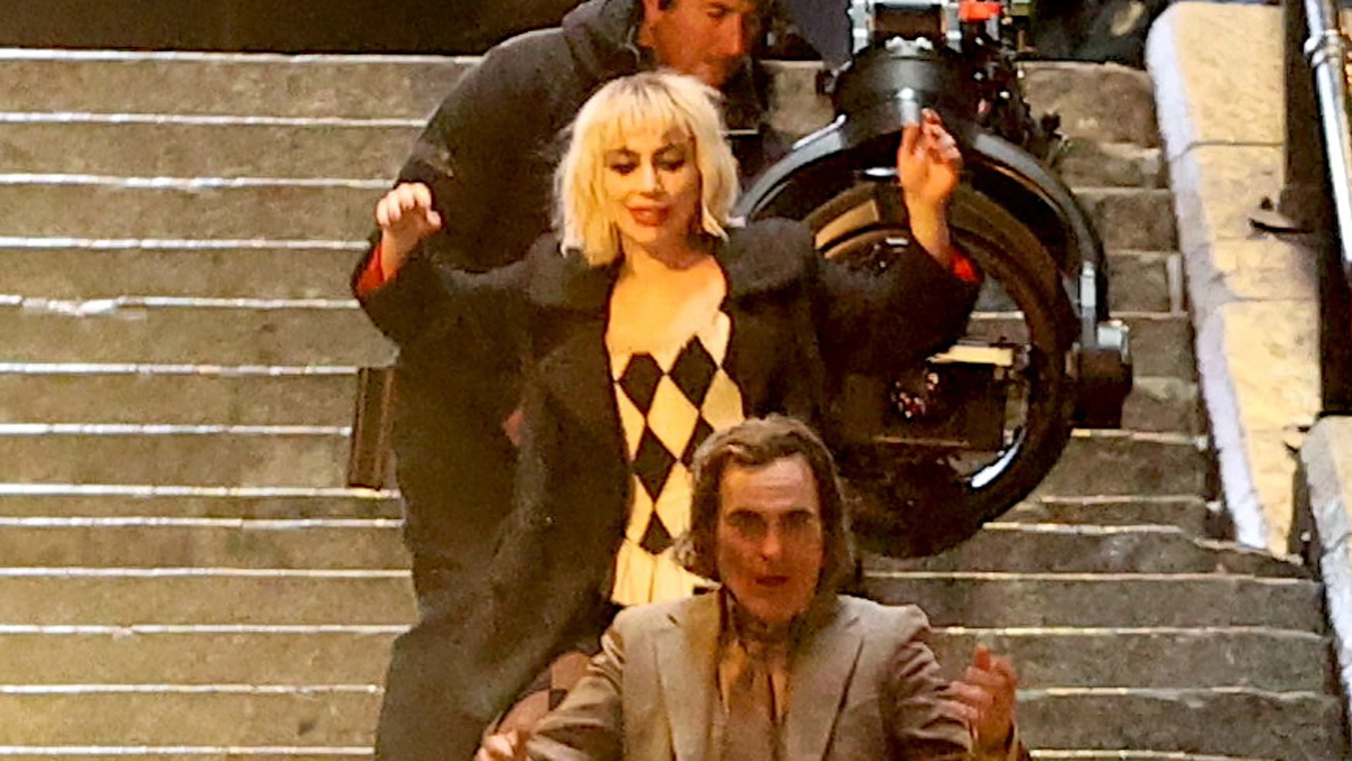 Lady Gaga y Joaquin Phoenix en 'Joker 2'.