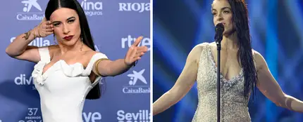 El homenaje de Blanca Paloma a Ruth Lorenzo llevando el vestido que iba a usar en Eurovisión 2014 El homenaje de Blanca Paloma a Ruth Lorenzo llevando el vestido que iba a usar en Eurovisión 2014