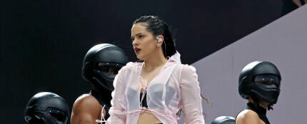 Rosalía, durante su actuación en Coachella