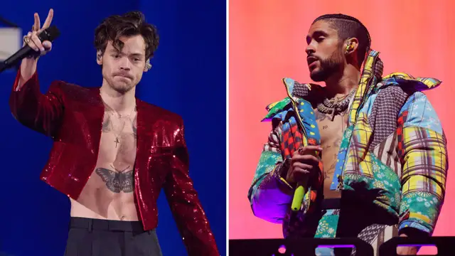 Qué está pasando entre Bad Bunny y Harry Styles: el ataque en Coachella y el posible motivo de su enemistad