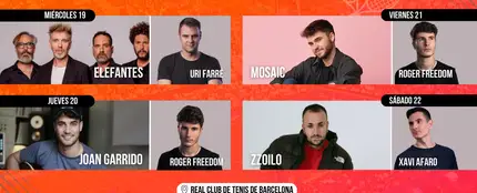 Europa FM pone la música al mejor tenis en el Barcelona Open Banc Sabadell: Zzoilo, Elefantes, Joan Garrido ¡y más! Europa FM pone la música al mejor tenis en el Barcelona Open Banc Sabadell: Zzoilo, Elefantes, Joan Garrido ¡y más!