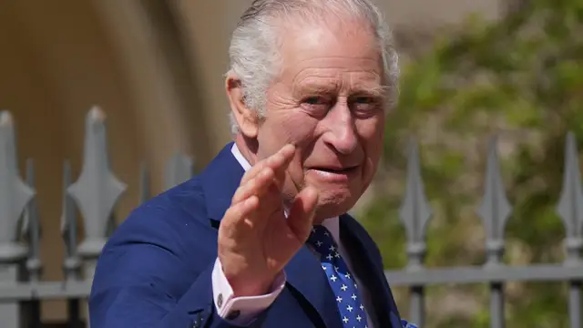 El rey Carlos III de Inglaterra.