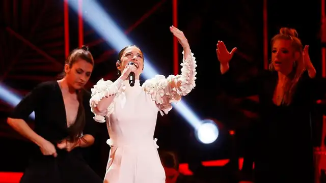Blanca Paloma, en los premios Platino 2023.