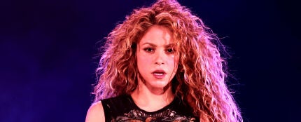 La cantante colombiana Shakira durante un concierto.