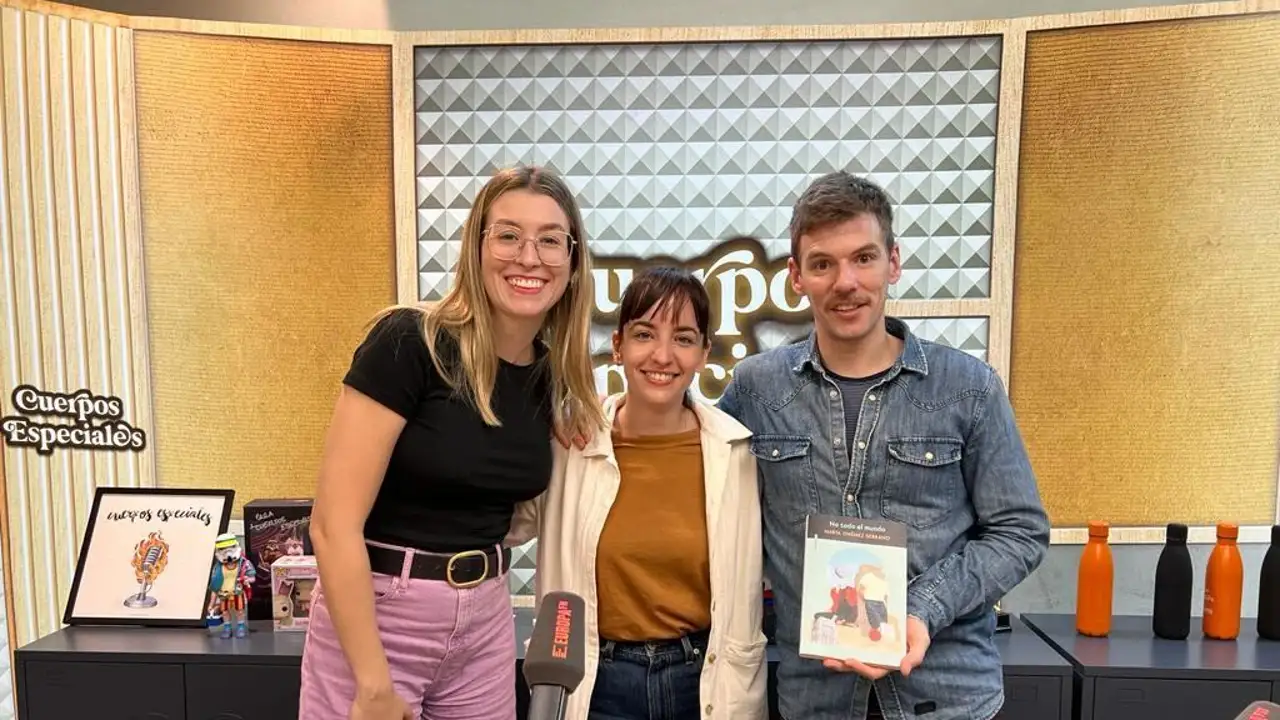 Marta Jiménez Serrano con Eva Soriano e Iggy Rubín en 'Cuerpos especiales' Marta Jiménez Serrano con Eva Soriano e Iggy Rubín en 'Cuerpos especiales'