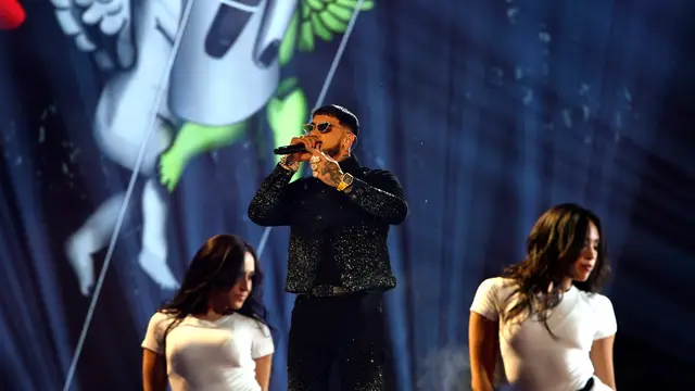 Anuel AA, en los Latin American Music Award 2023.