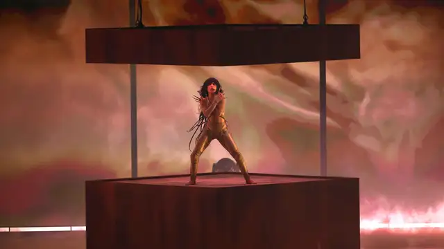 Loreen, en la final de Eurovisión 2023.