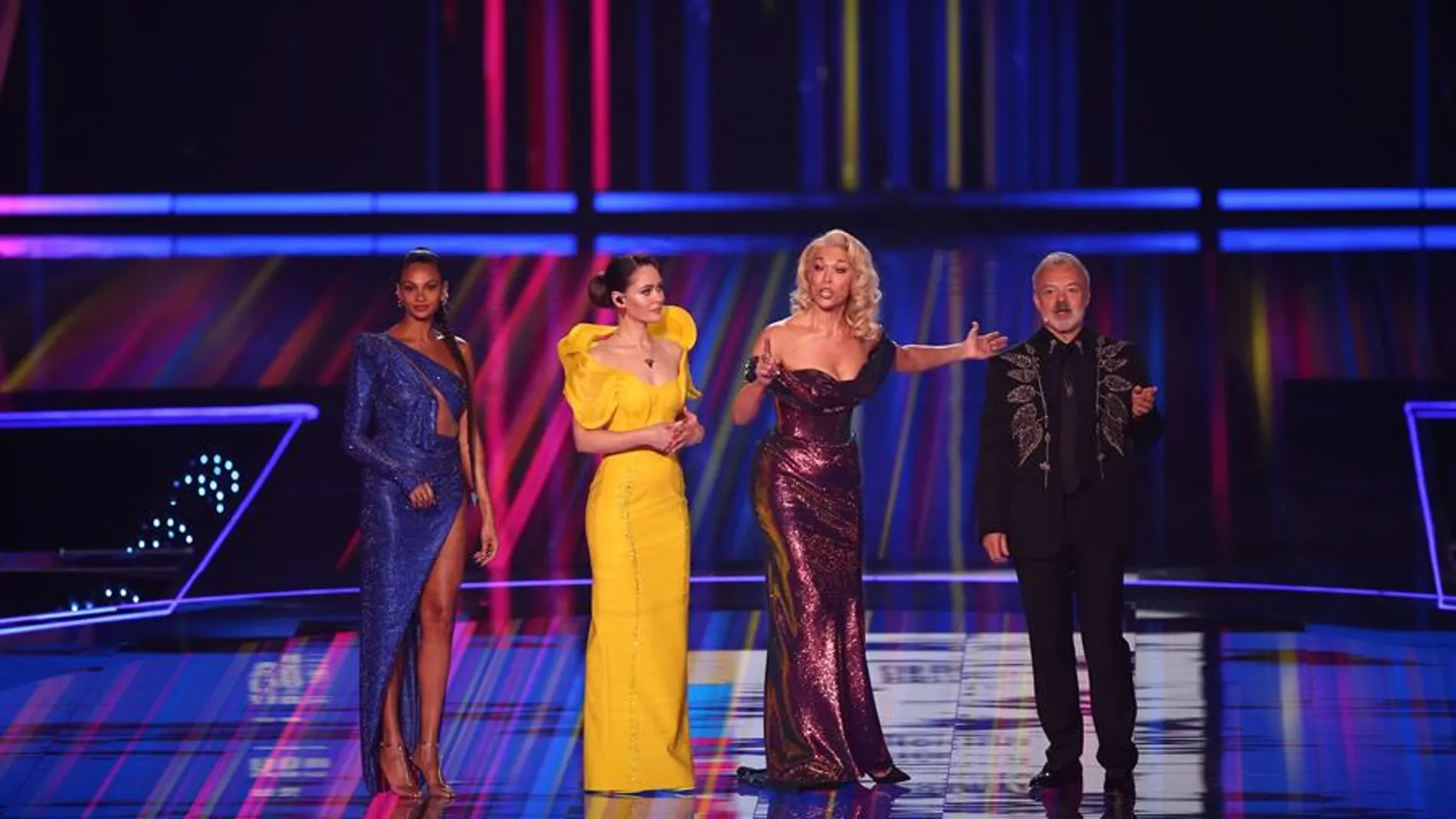 Los cuatro presentadores de Eurovisión 2023