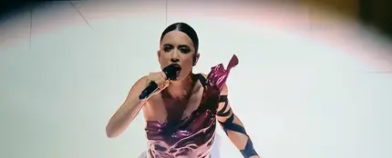 Blanca Paloma durante la interpretación de 'Eaea' en la final de Eurovisión de 2023. Blanca Paloma durante la interpretación de 'Eaea' en la final de Eurovisión de 2023.