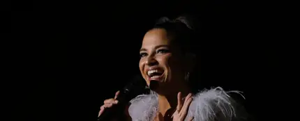 Imagen de archivo de la cantante española Natalia Jiménez. Imagen de archivo de la cantante española Natalia Jiménez.
