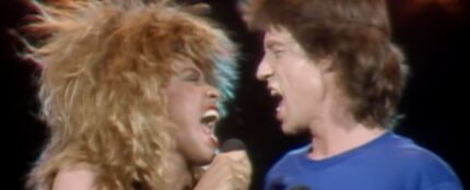 Mick Jagger canta con Tina Turner &#39;State Of Shock&#39;.