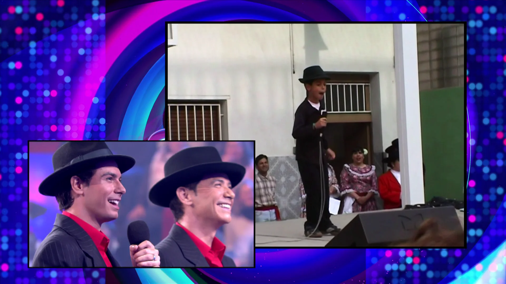 ¡Exclusiva! La primera vez de Alfred García en un escenario cantando como David Civera