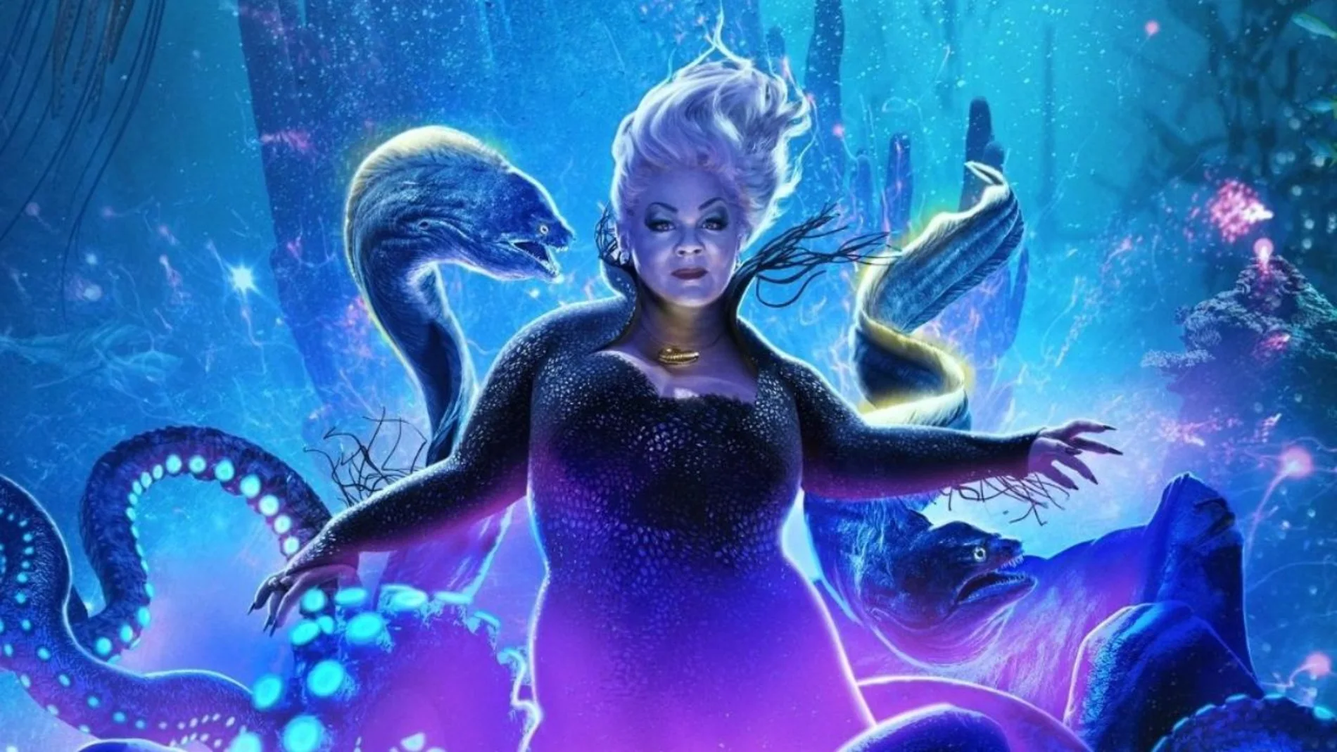 Ursula en el cartel oficial de La Sirenita