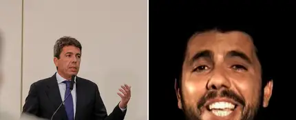 En la izquierda, Carlos Mazón, nuevo presidente de la Comunidad Valenciana después de conocer los resultados del 28M. A la derecha, el político en un videoclip de su grupo Marengo interpretando 'Y solo tú'. En la izquierda, Carlos Mazón, nuevo presidente de la Comunidad Valenciana después de conocer los resultados del 28M. A la derecha, el político en un videoclip de su grupo Marengo interpretando 'Y solo tú'.