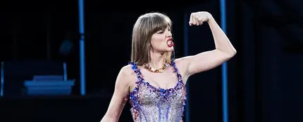 Taylor Swift, en un concierto de The Eras Tour. Taylor Swift, en un concierto de The Eras Tour.